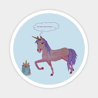 Unicorn Birthday Magnet